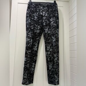 Insight Black and Gray Floral Leggings